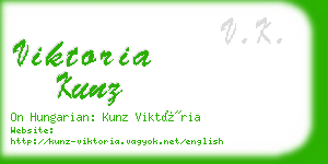 viktoria kunz business card